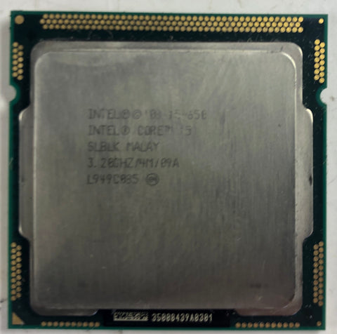Intel Core i5-650 Desktop CPU Processor- SLBLK