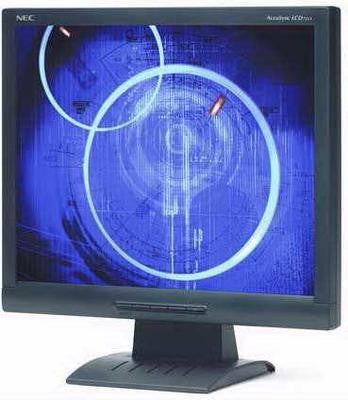 17" NEC AccuSync LCD72VX DVI LCD Monitor Black- Refurbished