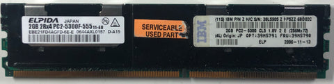 Elpida EBE21FD4AGFD-6E-E 2GB DDR2 Server RAM Memory