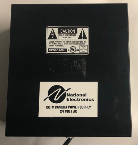 National Electronics 24V CCTV Camera Power Supply- CPS7016UL