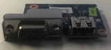 Toshiba Satellite L645 Laptop DA0TE2IB6D0 VGA/USB Port Board- 3NTE2CB0000