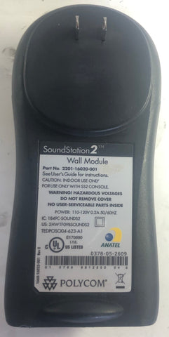 Polycom SoundStation 2 Wall Module Power Supply- 2201-16020-001