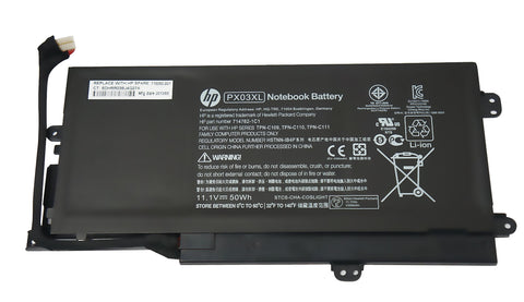 OEM HP PX03XL 11.1V Laptop Li-Ion Battery - 715050-001