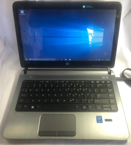 HP ProBook 430 G2 Notebook- 128GB SSD, 4GB RAM, Intel i5 CPU, Windows 10 Pro