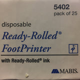 Briggs Healthcare Mabis Disposable Ready-Rolled FootPrinter- Pack of 25- 5402