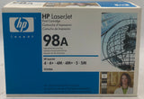 HP LaserJet 98A Black Print Cartridge- 92298A