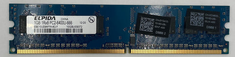 Elpida EBE10UE8AFFA-8G-F 1GB DDR2 SDRAM Desktop RAM Memory