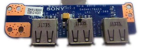 Sony Vaio VPCEH Series Laptop USB Port Board- 33HK1UB0000