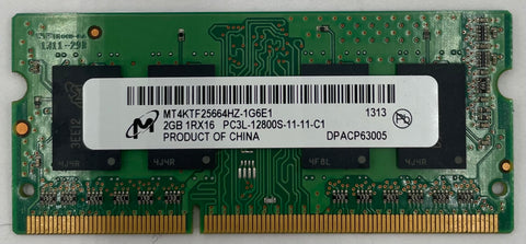 Micron MT4KTF25664HZ-1G6E1 2GB DDR3 Laptop RAM Memory
