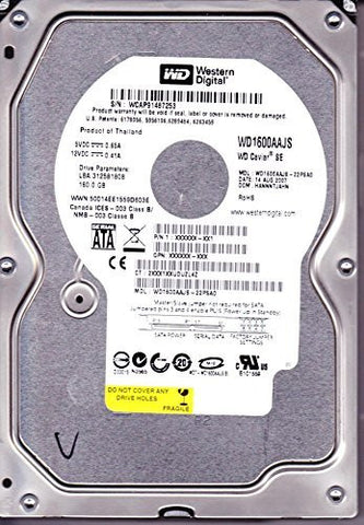 WD Caviar SE WD1600AAJS-22PSA0 160GB SATA Hard Drive- EANNHT2CA
