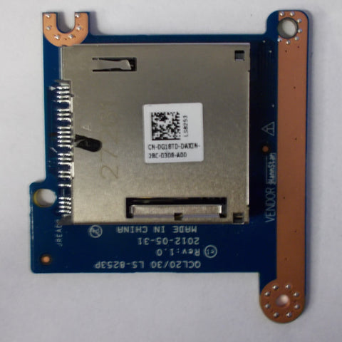 Dell Vostro 3560 Laptop LS-8253P SD Card Reader Board- G18TD