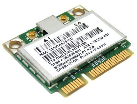 HP Broadcom 4313 Half MINI PCIe Wireless Card Compaq 802.11a/b/g/n 593836-001 593732-001 BCM94313HMG2LP1
