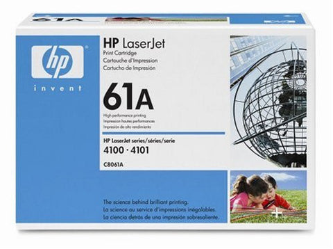HP Laserjet 61A Black Cartridge in Retail Packaging-C8061A