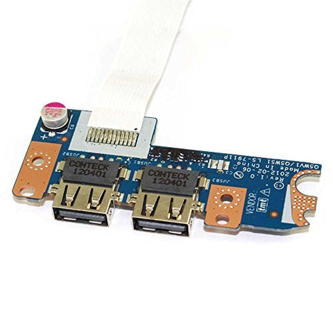 Gateway NV56R06U Laptop LS-7911P USB Port Board- NBX0000V800