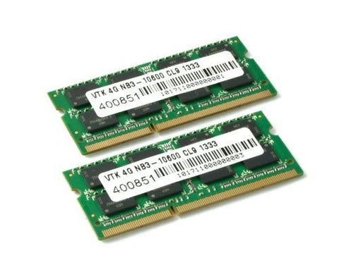 VisionTek 8GB (2x4GB) DDR3 1600 MHz (PC3-12800) CL9 SODIMM Kit, Notebook Memory - 900455
