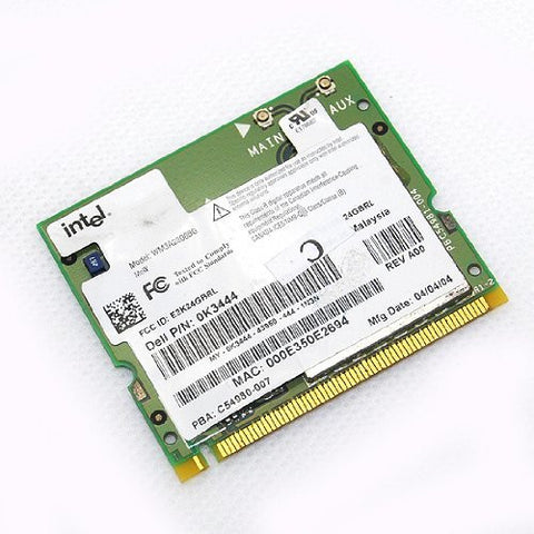 Intel PRO/Wireless 2200BG Mini PCI WiFi LAN Card WM3A2200BGMWDEL K3444 dell