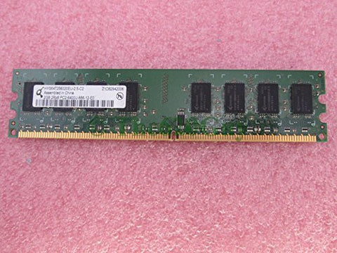 Qimonda HYS64T256020EU-2.5-C2 2GB PC2-6400U DDR2 800 240-Pin Desktop Memory