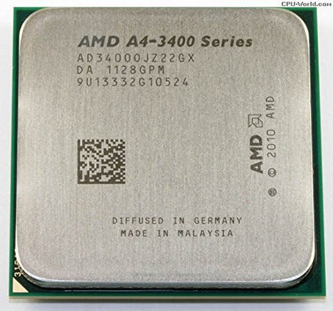 AMD A4-3400 Series CPU Processor- AD3400OJZ22GX