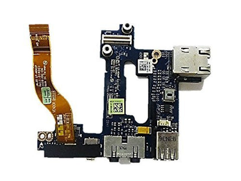 DELL LATITUDE E6500 USB LAN FIREWIRE AUDIO PANEL BOARD & CABLE LS-4044P K120P