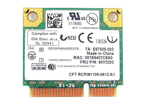 Intel 1000 112BN_HMW Half Mini PCIe PCI-express Centrino Wireless WLAN Wifi Card Module 802.11 bgn for HP 572520-001