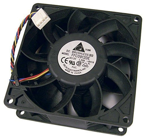 Delta - Delta 12v DC 1.50a 90x38mm 4-Wire Fan FFC0912DE-6H16 Brushless - Fan