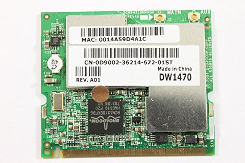 Dell Mini PCI D9002 WLAN WiFi 802.11g Wireless Card Latitude D810 Precision M70