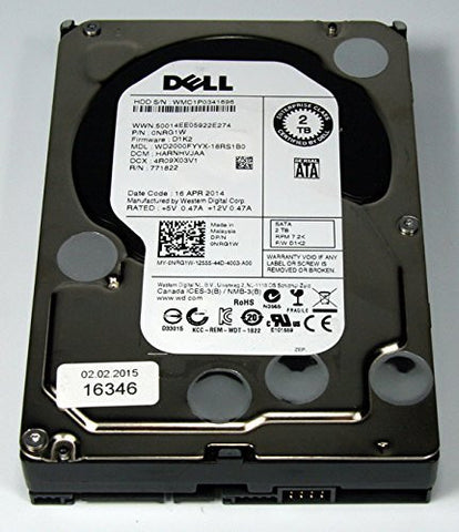 DELL NRG1W-DEL Dell RE NRG1W 2000GB / 2TB 7.2K 64MB Enterprise SATA Hard Drive