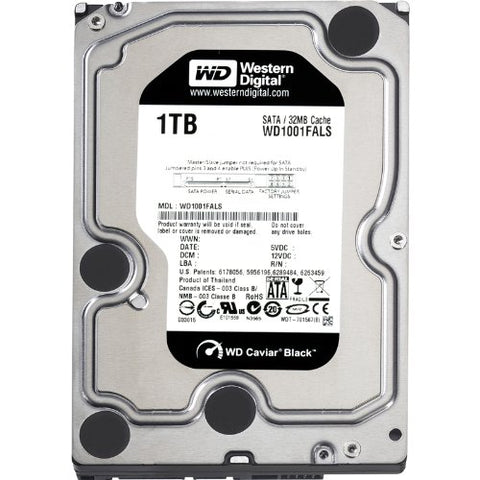 Western Digital Caviar Black 1 TB Hard Drive- WD1001FALS