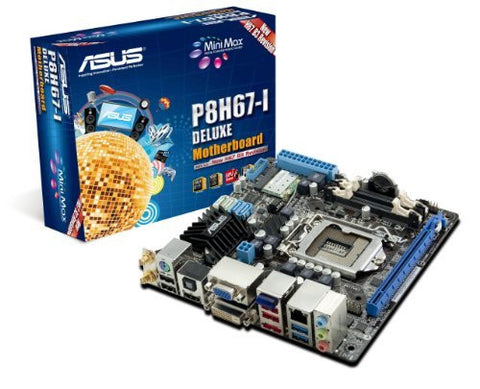 ASUS P8H67-I DELUXE <REV 3.0> LGA 1155 SATA 6Gbps and USB 3.0 Supported Intel H67 DDR3 1333 Mini ITX Motherboard