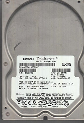 Hitachi 160GB SATA 3.5 Hard Drive HDS721616PLA380