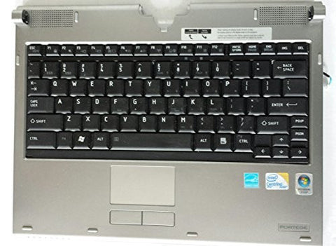 Toshiba Portege M750 Keyboard and Palm Rest Assembly w/ Touchpad