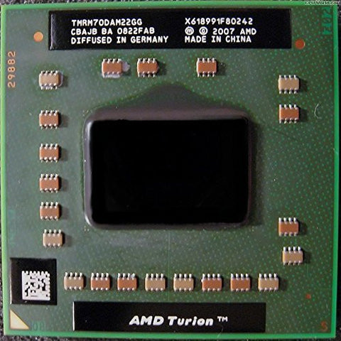 AMD Turion 64 X2 RM-70 Mobile CPU Processor Socket S1G2 638pin 2.0GHz 1MB- TMRM70DAM22GG