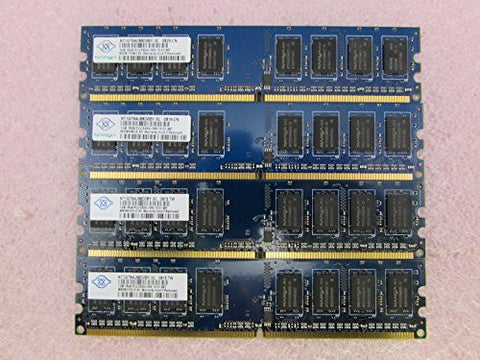 Nanya NT1GT64U88D0BY-3C 4GB 4 x 1GB PC2-5300U DDR2 667 Non-ECC Unbuff Memory Kit