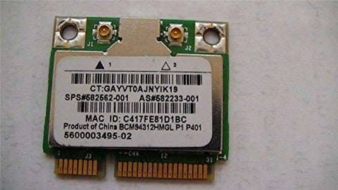 HP BCM94312HMGL Mini PCI-E WiFi Wireless Card- 582562-001