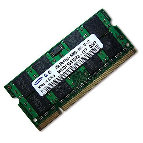 2.0GB (2048MB) Samsung Original PC2-6400 DDR2 800MHz SO-DIMM 200 Pin Memory Module