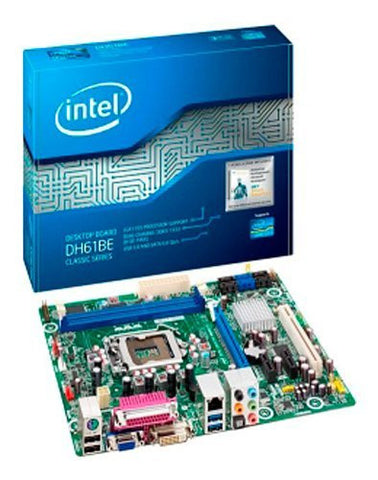 Intel Classic DH61BE Desktop Motherboard - Intel H61 Express Chipset - Socket H2 LGA-1155