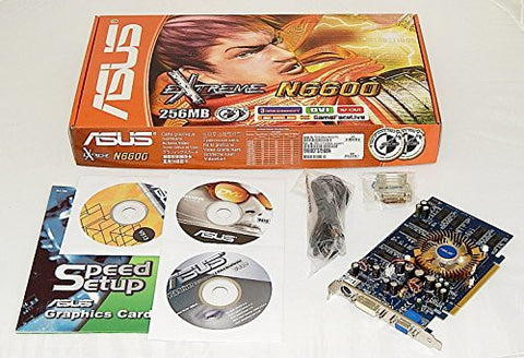 ASUS EN6600/TD/256M/A NVIDIA GeForce 6600 256MB DDR PCI-Express x16 DVI S-Video VGA