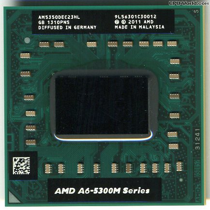 AMD A6-Series A6-5350M Laptop CPU Processor- AM5350DEC23HL