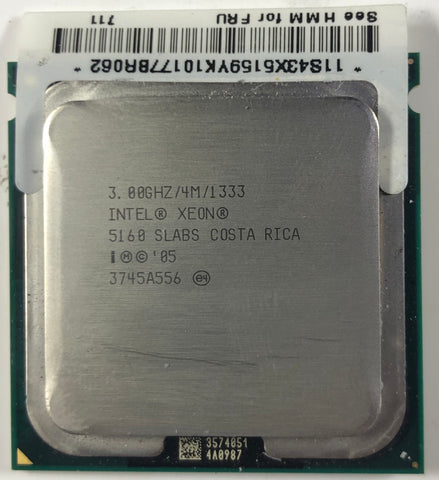 Intel Xeon 5160 Server CPU Processor- SLABS