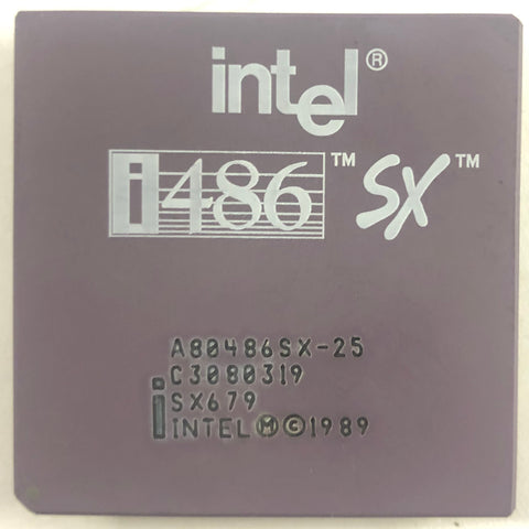 Intel 25 MHz Desktop CPU Processor- SX679