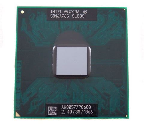 Intel Core 2 Duo P8600 Laptop CPU Processor- SLB3S