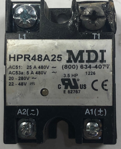 MDI HPR48A25 25A Solid State Relay