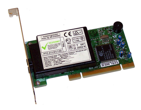 Dell Dimension E521 56K F-1156l+/R2F Internal PCI Modem Card- 01K638