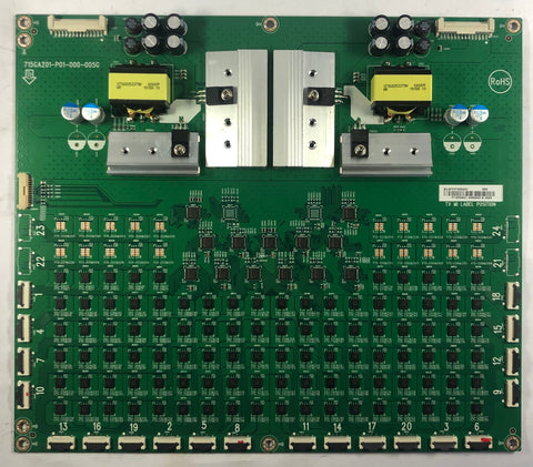 Vizio P659-G1 4K LED TV 715GA201-P01-000-005G LED Driver Board- LNTVIY122XAD1