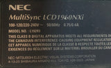 NEC MultiSync LCD1960NXi 19" LCD Monitor
