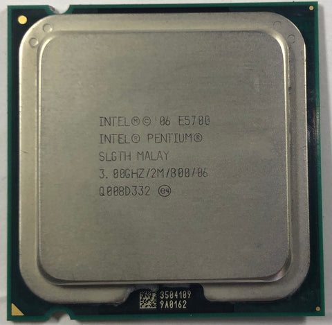 Intel Pentium E5700 Dual Core Desktop CPU Processor- SLGTH