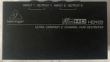 Behringer MicroHD HD400 Ultra-Compact 2- Channel HUM Destroyer