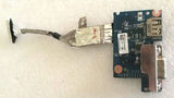 Toshiba Satellite L645 Laptop DA0TE2IB6D0 VGA/USB Port Board- 3NTE2CB0000