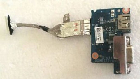 Toshiba Satellite L645 Laptop DA0TE2IB6D0 VGA/USB Port Board- 3NTE2CB0000