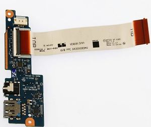 Lenovo IdeaPad Yoga 3 14" Laptop Audio USB Card Reader Board With Cable- NS-A383